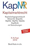 Kapitalmarktrecht (dtv Beck Texte) livre