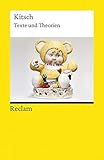 Kitsch: Texte und Theorien (Reclams Universal-Bibliothek) livre