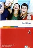 Red Line 4: Workbook mit Audio-CD und Lernsoftware Klasse 8 (Red Line. Ausgabe ab 2006) livre