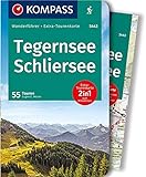 KOMPASS Wanderführer Tegernsee, Schliersee: Wanderführer mit Extra-Tourenkarte 1:40.000, 55 Touren livre