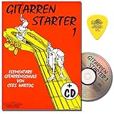 Gitarrenstarter Band 1 - Gitarrenschule mit CD für Anfänger von Cees Hartog - mit Original Dunlop livre