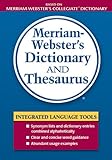 Merriam-Webster's Dictionary and Thesaurus (English Edition) livre