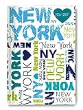 Collegetimer Pocket New York 2016/2017 - Schülerkalender A6 - Weekly - 224 Seiten livre