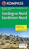 Sardegna Nord - Sardinien Nord: Wanderkarten-Set. GPS-genau. 1:50000: 4-delige Wandelkaart 1:50 000 livre