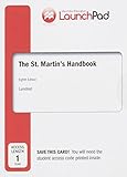 Launchpad for the St. Martin's Handbook, Twelve Month Access livre