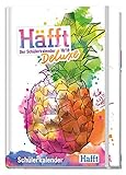 Häfft Deluxe A5 2018/2019 - Der Schülerkalender! Fadenheftung, Hard-Cover mit Gummiband, Schüler- livre