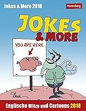 Jokes & More - Kalender 2018: Englische Witze und Cartoons livre