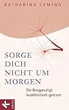 Sorge dich nicht um morgen: Die Bergpredigt buddhistisch gelesen livre