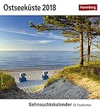 Ostseeküste - Kalender 2018: Sehnsuchtskalender, 53 Postkarten livre