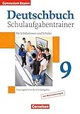Deutschbuch Gymnasium - Bayern: 9. Jahrgangsstufe - Schulaufgabentrainer mit Lösungen livre