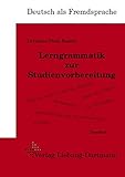 Lerngrammatik zur Studienvorbereitung: Handbuch livre