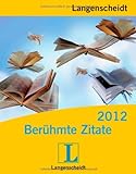 Langenscheidt Sprachkalender Berühmte Zitate 2012 - Abreißkalender livre