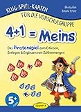 4+1 = Meins: Das Piratenspiel zum Erfassen, Zerlegen & Ergänzen von Zahlenmengen (Klug-Spiel-Karten livre