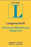 Langenscheidt Universal-Wörterbücher Ungarisch: Ungarisch-Deutsch, Deutsch-Ungarisch livre