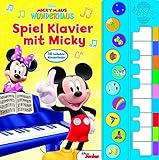 Spiel Klavier mit Micky - Disney Junior Liederbuch mit Klaviertastatur - Vor- und Nachspielfunktion livre