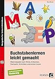 Buchstabenlernen leicht gemacht: Materialpaket zum Hören, Erkennen, Stempeln, Schreiben und ersten livre