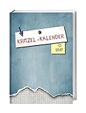 Kritzel Kalenderbuch A5 - Kalender 2017 livre