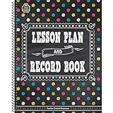 Chalkboard Brights Lesson Plan and Record Book livre