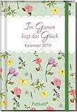 Im Garten liegt das Glück - Buchkalender 2019: Terminkalender m. Wochenkalendarium, Ferientermine & livre