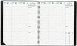 Eurequart Schreibtisch-Terminkalender Impala 2017 Schwarz: Agenda Planing mit viertelstündiger Eint livre
