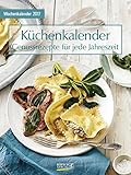 Küchenkalender mit Rezepten 2017: Foto-Wochenkalender livre