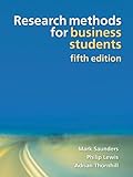 Research Methods for Business Students livre