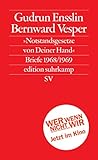 »Notstandsgesetze von Deiner Hand«: Briefe 1968/1969 (edition suhrkamp) livre