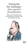 Nietzsche für Anfänger: Also sprach Zarathustra - Eine Lese-Einführung livre