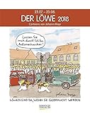 Löwe 2018: Sternzeichenkalender-Cartoonkalender als Wandkalender im Format 19 x 24 cm. livre