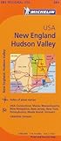 Michelin Map USA New England, Hudson Valley livre