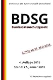 Bundesdatenschutzgesetz - BDSG, 4. Auflage 2018 livre