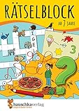 Rätselblock ab 7 Jahre, Band 1: Kunterbunter Rätselspaß: Labyrinthe, Fehler finden, Kreuzworträt livre