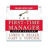 The First Time Manager livre