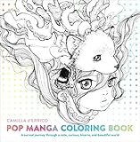 Pop Manga Coloring Book: A Surreal Journey Through a Cute, Curious, Bizarre, and Beautiful World livre