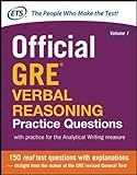 Official GRE Verbal Reasoning Practice Questions livre