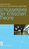 Schlüsseltexte der Kritischen Theorie livre