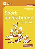 Sport an Stationen 1/2: Handlungsorientierte Materialien zu den Kernthemen der Klassen 1 und 2 (Stat livre