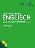 PONS Großwörterbuch Englisch: Englisch - Deutsch / Deutsch - Englisch. Mit Online-Wörterbuch und livre