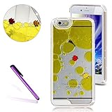 iPhone SE Hülle Transparent,iPhone SE Hülle Glitzer,iPhone 5S Schutzhülle Hülle Hard Case Liquid livre