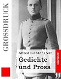 Gedichte und Prosa (Großdruck) livre