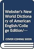 Webster's New World Dictionary of American English/College Edition/Leatherkraft livre