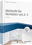 Mietrecht für Vermieter von A-Z - inkl. Arbeitshilfen online (Haufe Fachbuch) livre