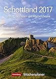 Schottland - Kalender 2017: Wochenplaner, 53 Blatt mit Zitaten und Wochenchronik livre