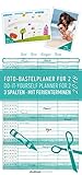 Foto-Bastelplaner für 2 2018 - Bastelkalender / Do it yourself calendar (21 x 45) - datiert - 3 Spa livre