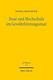 Staat und Hochschule im Gewährleistungsstaat (Jus Publicum 213) livre