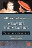 Measure for Measure: Texts and Contexts livre