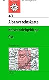 Karwendelgebirge - Östliches Blatt: Topographische Karte 1:25000 (Alpenvereinskarten) livre