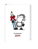 Sheepworld Terminkalender A6 2014: 17-Monats-Kalenderbuch mit wattiertem Umschlag livre
