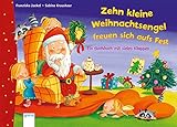 Zehn kleine Weihnachtsengel freuen sich aufs Fest: Ein Suchbuch mit vielen Klappen livre