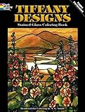 Tiffany Designs Stained Glass Coloring Book livre